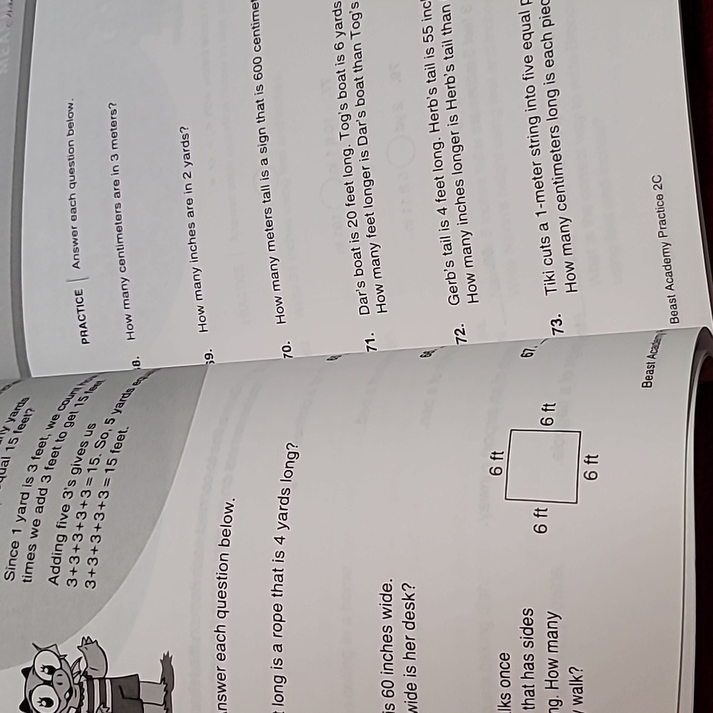 Beast Academy Math Practice 2C level Book - Picture 3 of 4